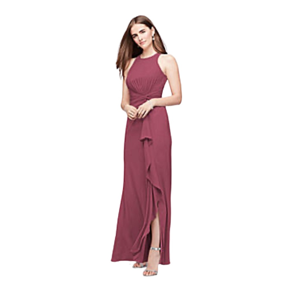 David’s Bridal Apple red dress